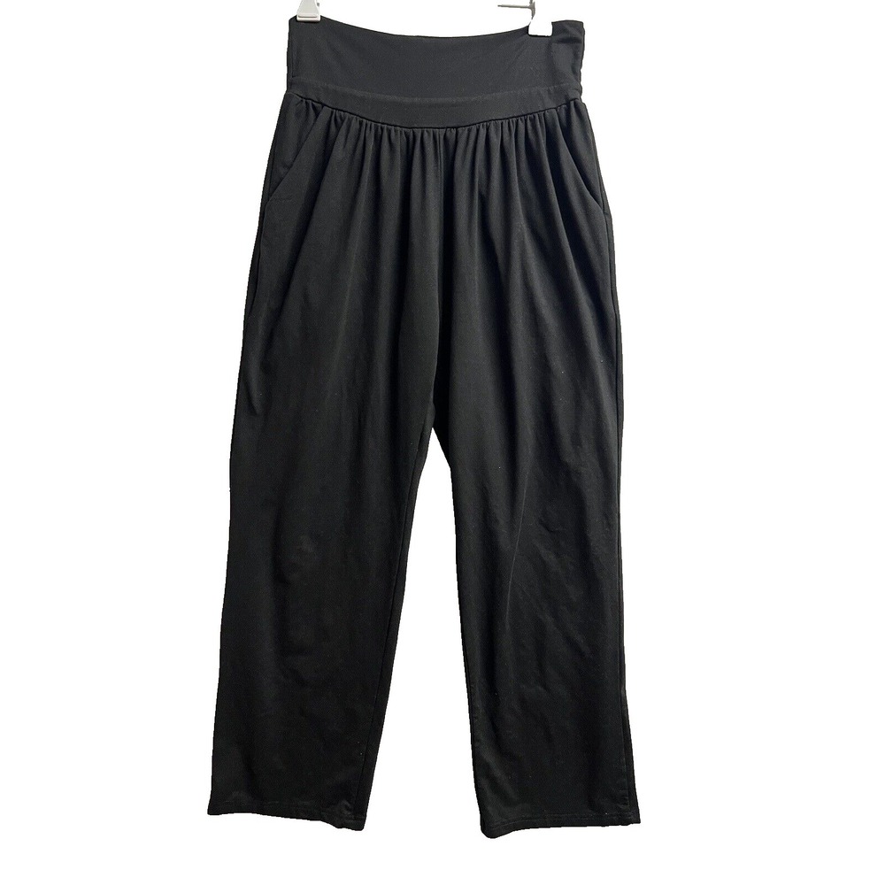 Womens Pants Size S Black Lounge Pants Yoga Stretch